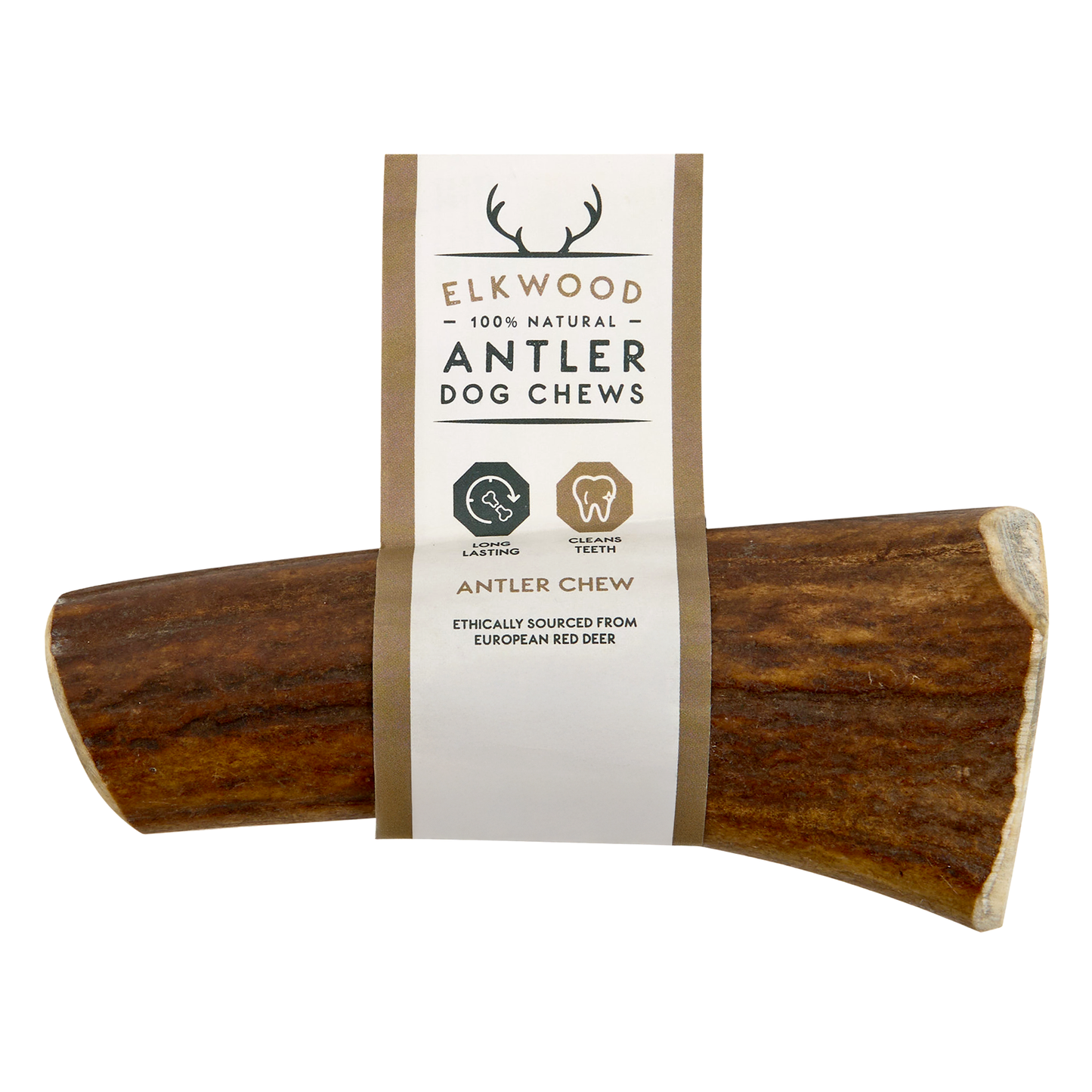 Elkwood 100% Natural Split Antler Chew Large