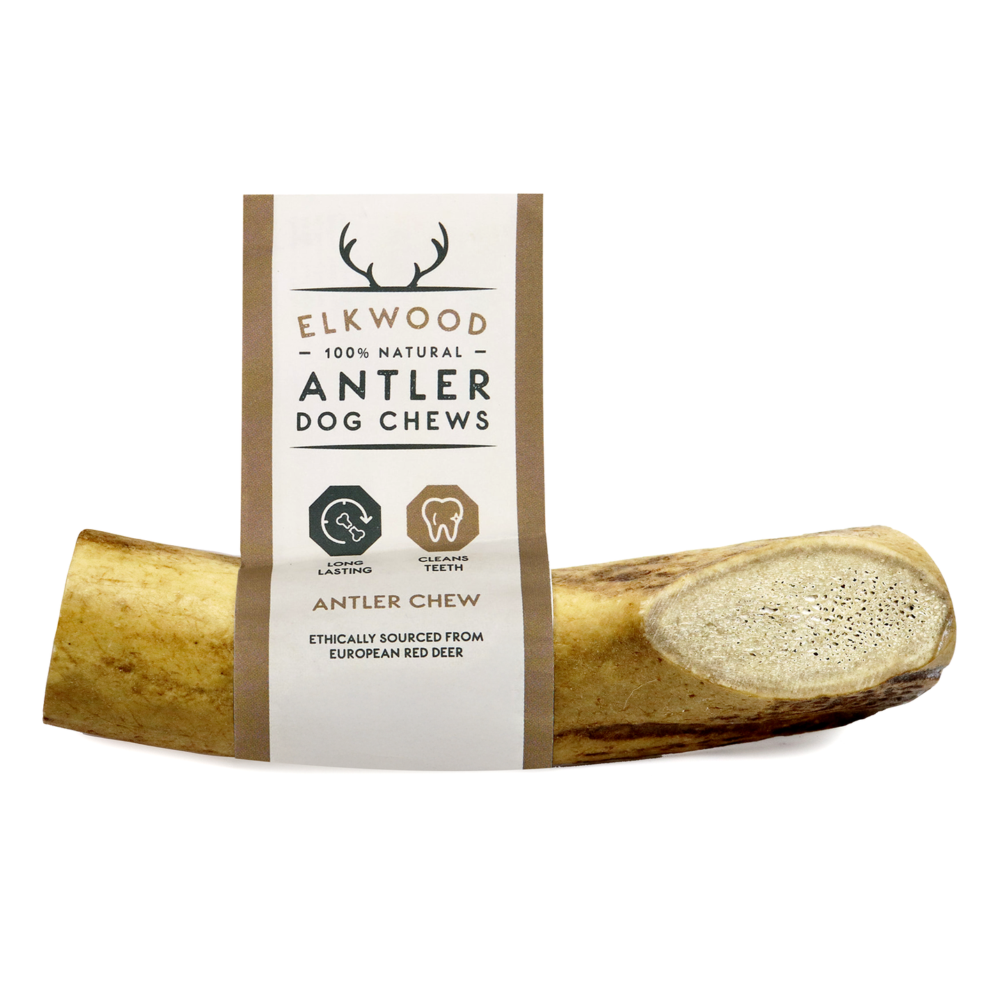 Elkwood 100% Natural Split Antler Chew Regular