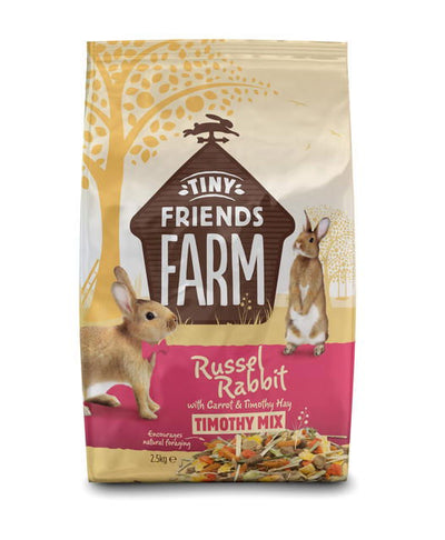 Tiny Friends Farm Russel Rabbit Carrot &timothy Hay 2.5kg