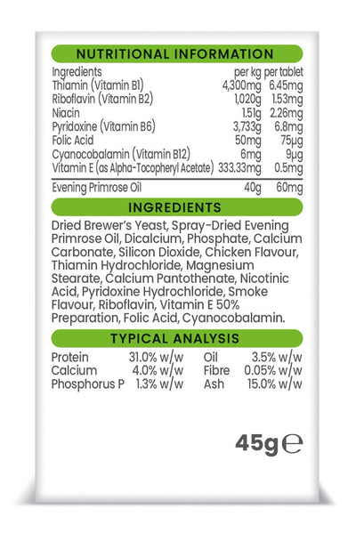 Vetzyme Dog Dry Skin With Evening Primrose 30 Tablets