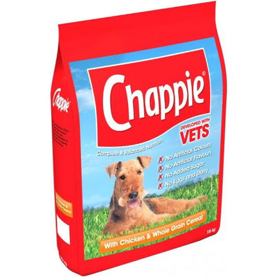 Chappie Complete Adult Dry Dog Food Chicken & Wholegrain Cereal 15kg