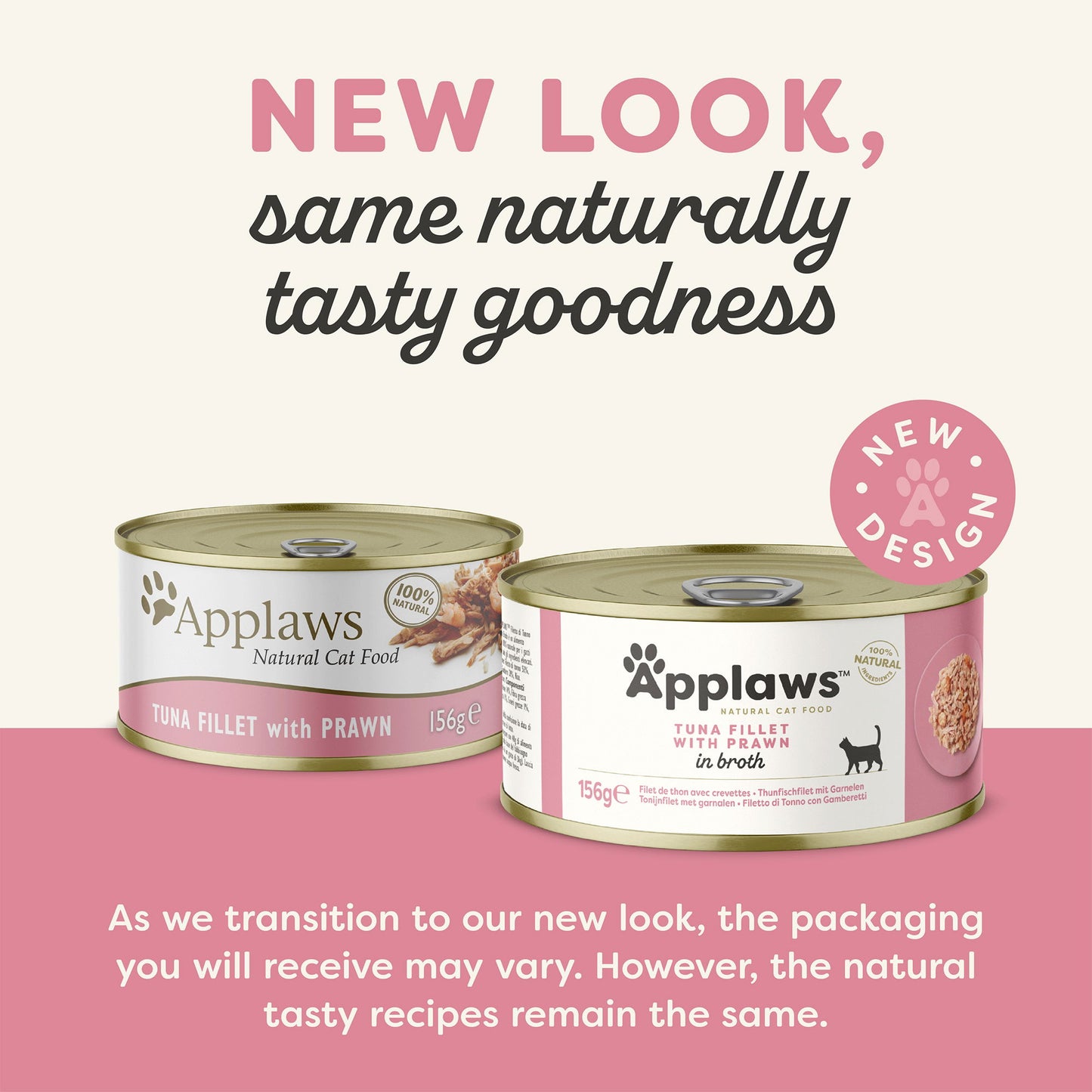 Applaws Cat Can Tuna Fillet & Prawn 156g