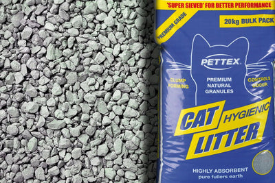 Pettex Premium Grey Cat Litter Granules 20kg