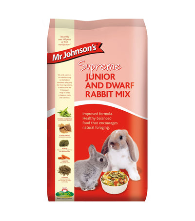 Mr Johnson's Supreme Junior & Dwarf Rabbit Mix 15kg
