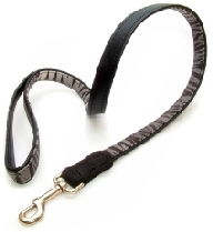 Zebra Leather Lead 20mm X 100cm