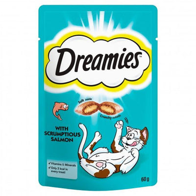 DREAMIES Cat Treat Biscuits with Salmon 60g