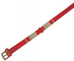 Hi-craft Starlight Collar Gold Red 52cm