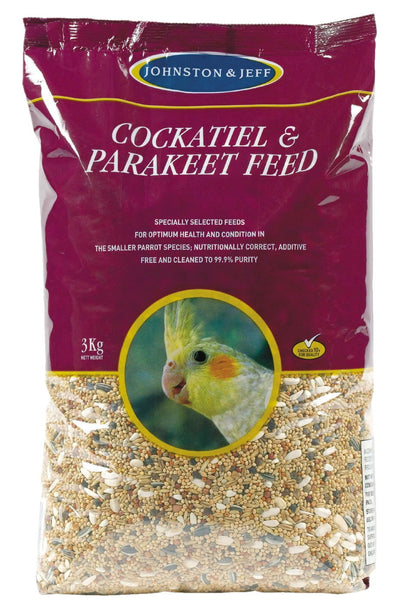 J&j Cockatiel & Parakeet Mix 3kg