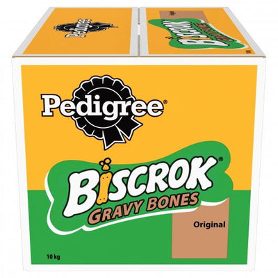 PEDIGREE Biscrok Gravy Bones Adult Dog Biscuit Treats Original 10kg