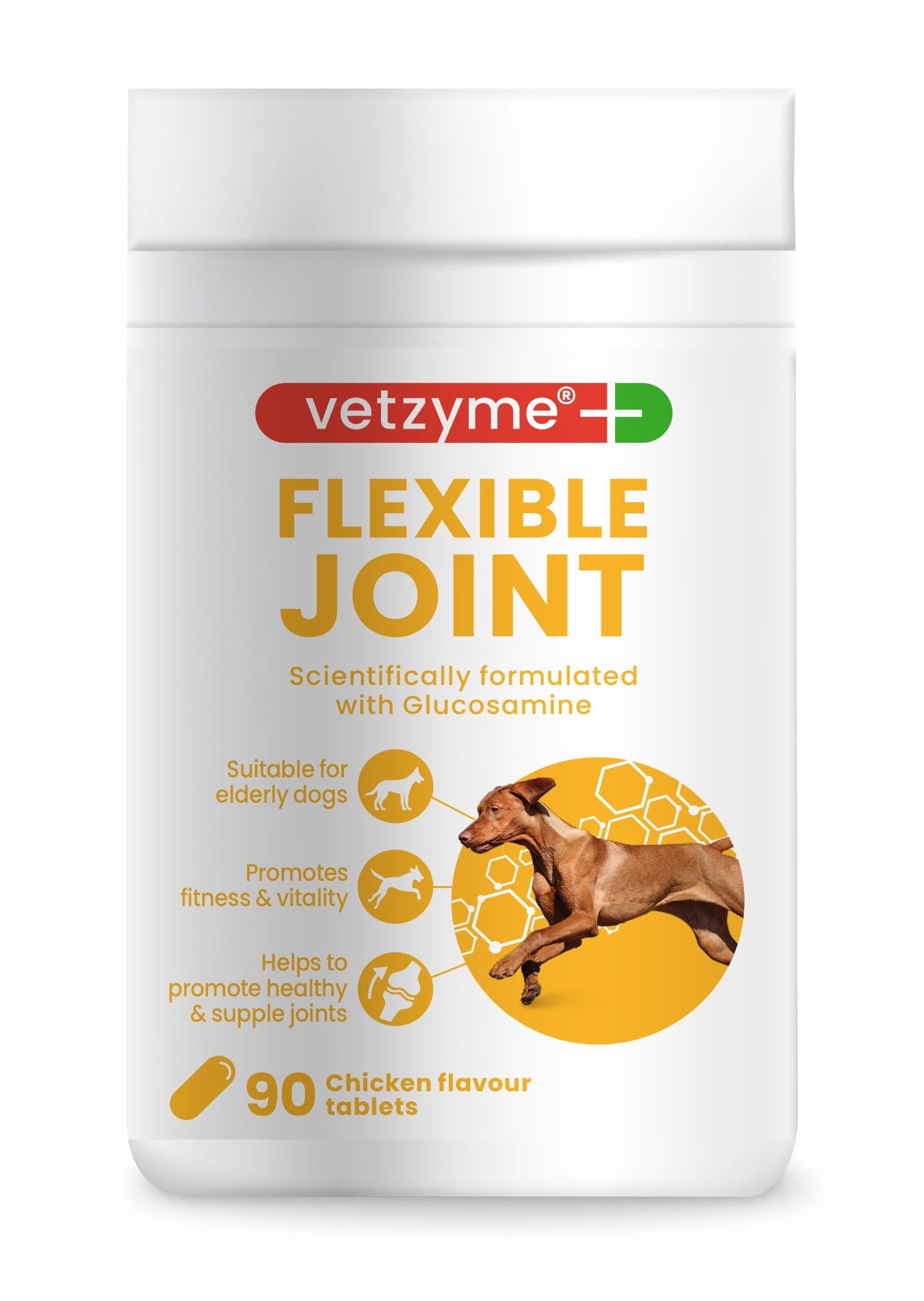 Vetzyme Dog Flexible Joint With Glucosamine 90 Tablets