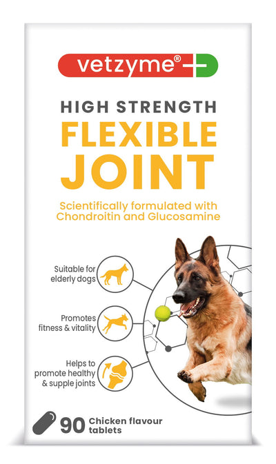 Vetzyme Dog High Strength Flexible Joint 90 Tablets