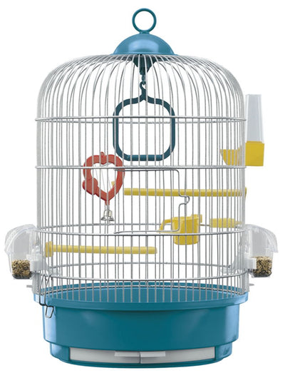 Regina Round Bird Cage White 32.5x49cm