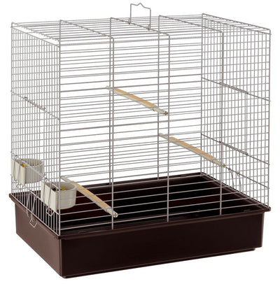 Sonia Parakeet Cage Grey 61.5x40x65cm