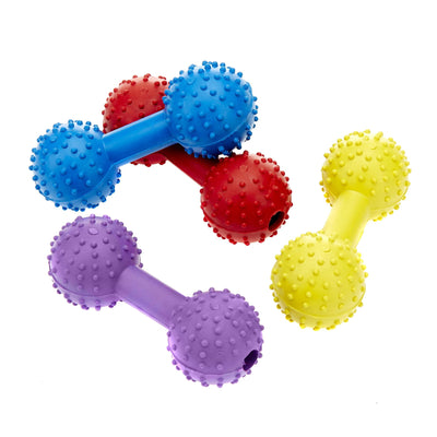 Classic Rubber Pimple Dumbbell With Bell 110mm
