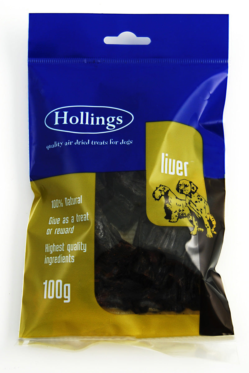 Hollings Liver Air Dried Pre Pack 100g
