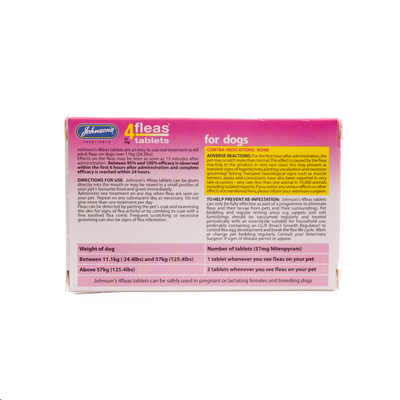 4fleas Tablets - Dogs Over 11kg 6 Tablets