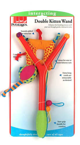 Petstages Double Kitten Wand