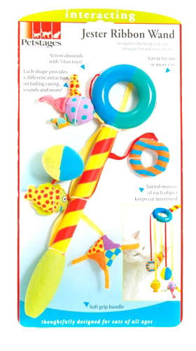 Petstages Jester Ribbon Wand