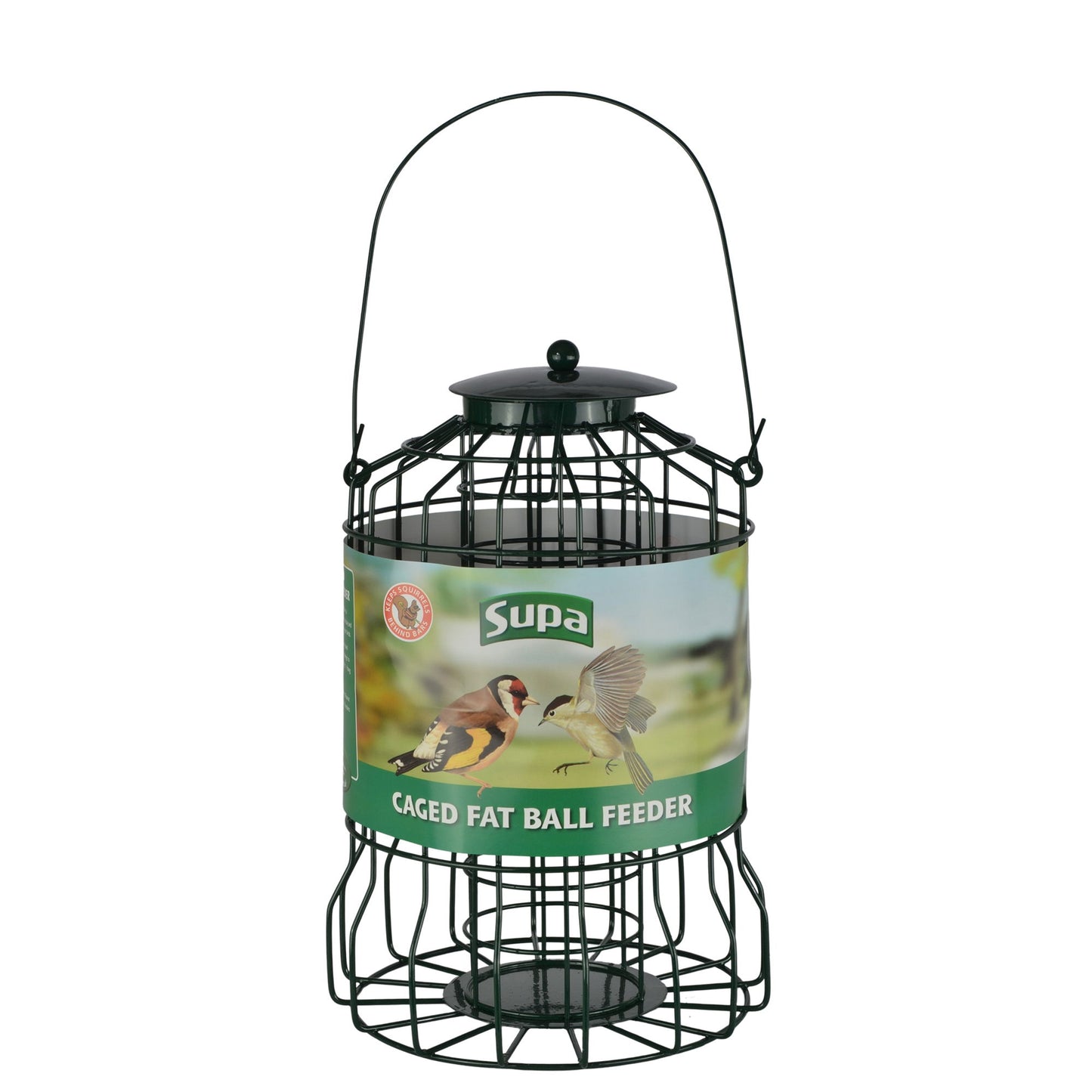 Supa Caged Fat Ball Feeder 25cm (10 Inch)