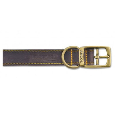 Timberwolf Leather Collar Blue 16mm X28-36cm