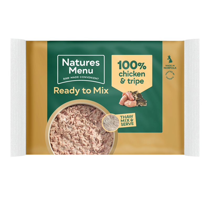 Natures Menu Ready to Mix Chicken & Tripe 400g