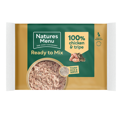 Natures Menu Ready to Mix Chicken & Tripe 400g