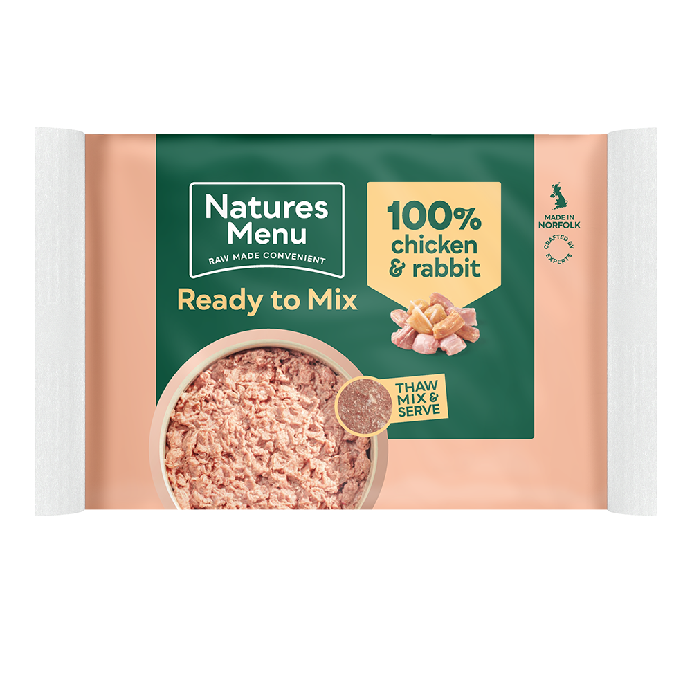 Natures Menu Ready to Mix Chicken & Rabbit 400g