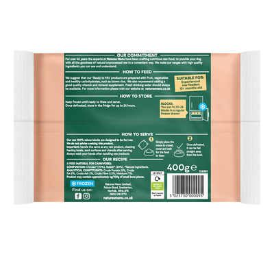 Natures Menu Ready to Mix Chicken & Rabbit 400g