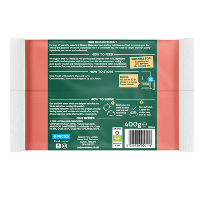 Natures Menu Ready to Mix Beef 400g