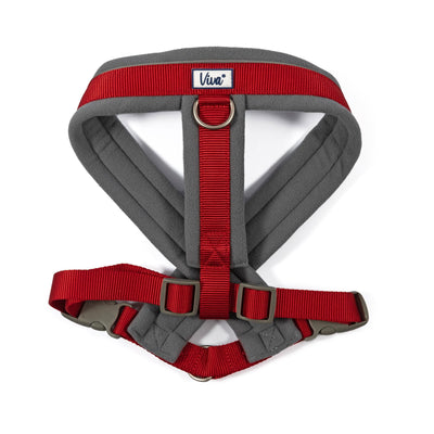 Viva Nylon Padded Harness Red Large 52-71cm