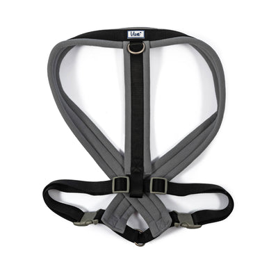 Viva Nylon Padded Harness Black Extra Large 70-98cm