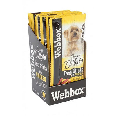 Webbox Chewy Dogs Delight Tasty Dog Sticks Chicken 6's