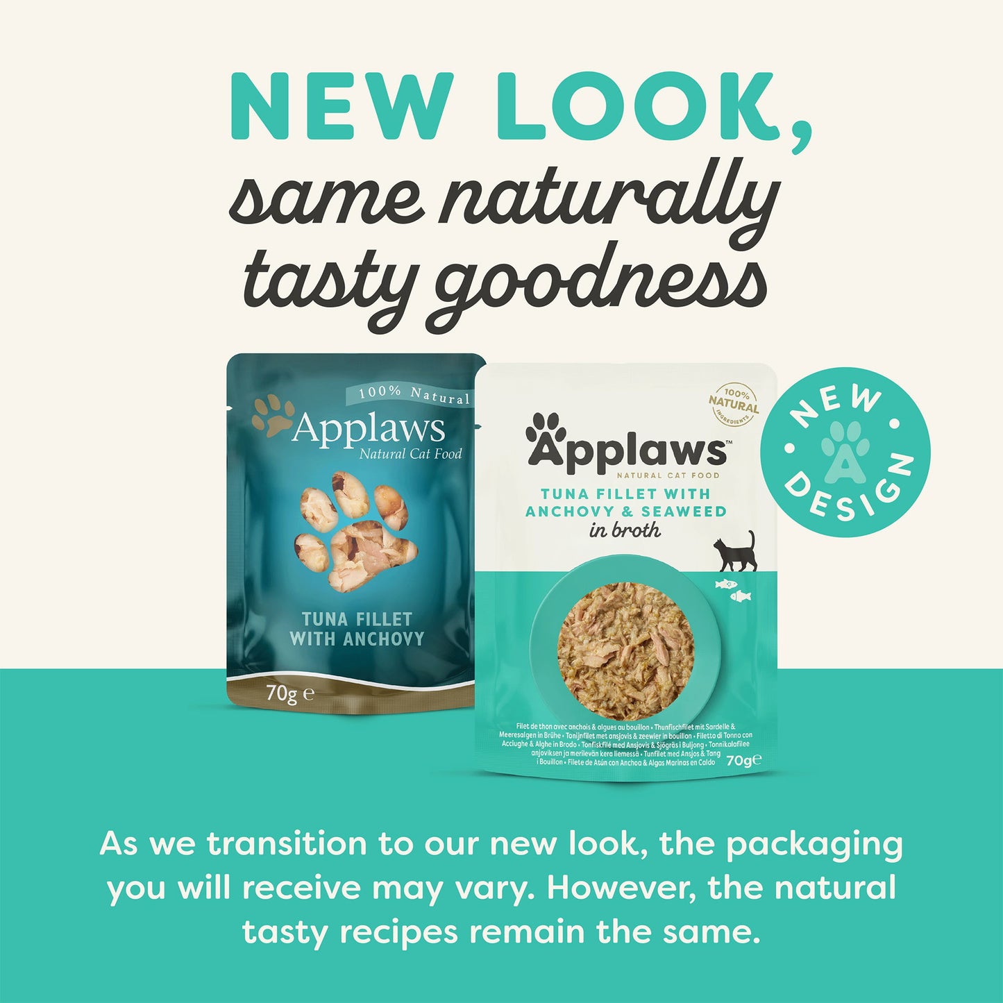 Applaws Cat Pouch Tuna & Anchovy 70g