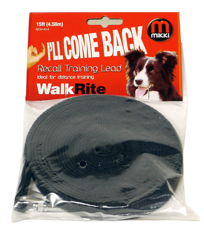 Mikki Cotton Web Lead 4.5m (15ft)