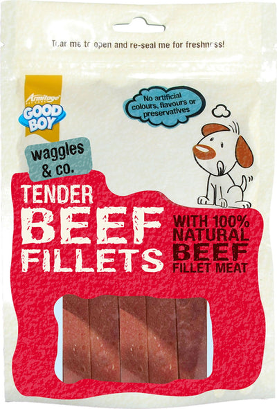 Good Boy Pawlsey & Co Tender Beef Fillets 90g