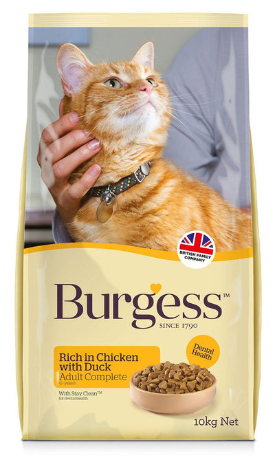 Burgess Adult Cat Chicken & Duck 10kg