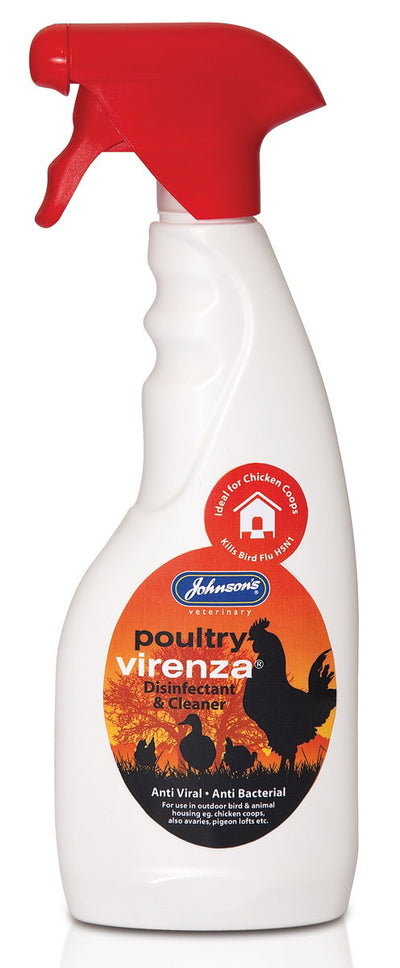 Jvp Virenza Poultry Disinfectant 500ml Trigger