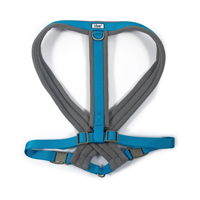 Viva Nylon Padded Harness Blue Extra Large 70-98cm