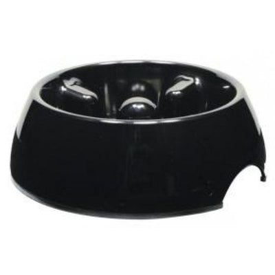 Dogit Anti-gulping Bowl Black Medium 600ml