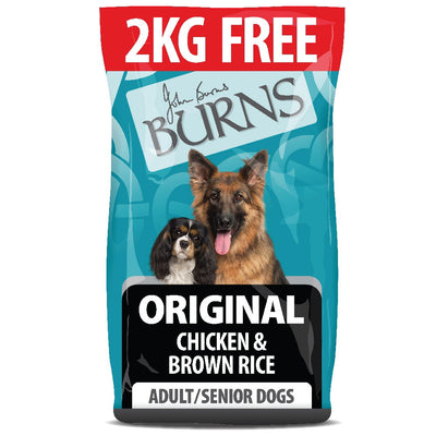 Burns Original Chicken & Brown Rice 12kg PLUS 2kg FREE