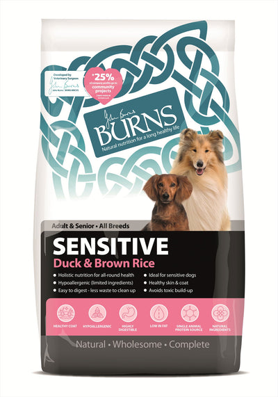 Burns Sensitive Duck & Brown Rice 6kg