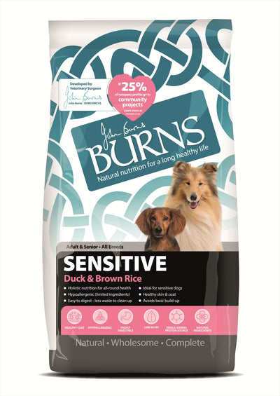 Burns Sensitive Duck & Brown Rice 2kg