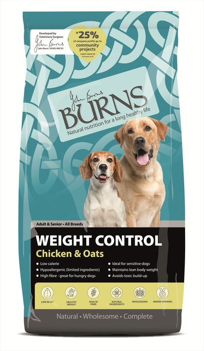 Burns Weight Control Chicken & Oats 12kg