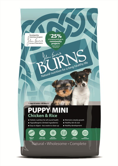 Burns Puppy Mini Chicken & Rice 2kg