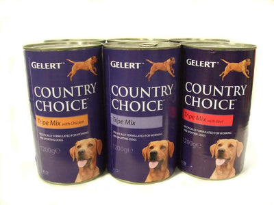 Gelert Dog Country Choice Tripe Mix Variety 6 Pack 1.2kg