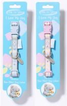 Me To You © Paw Print Collars Blue & Pink Medium