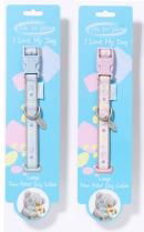 Me To You © Paw Print Collars Blue & Pink Large