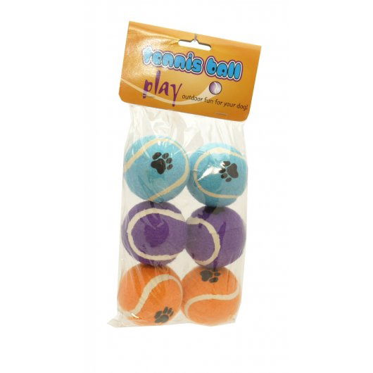 Tennis Ball Assorted 6pk