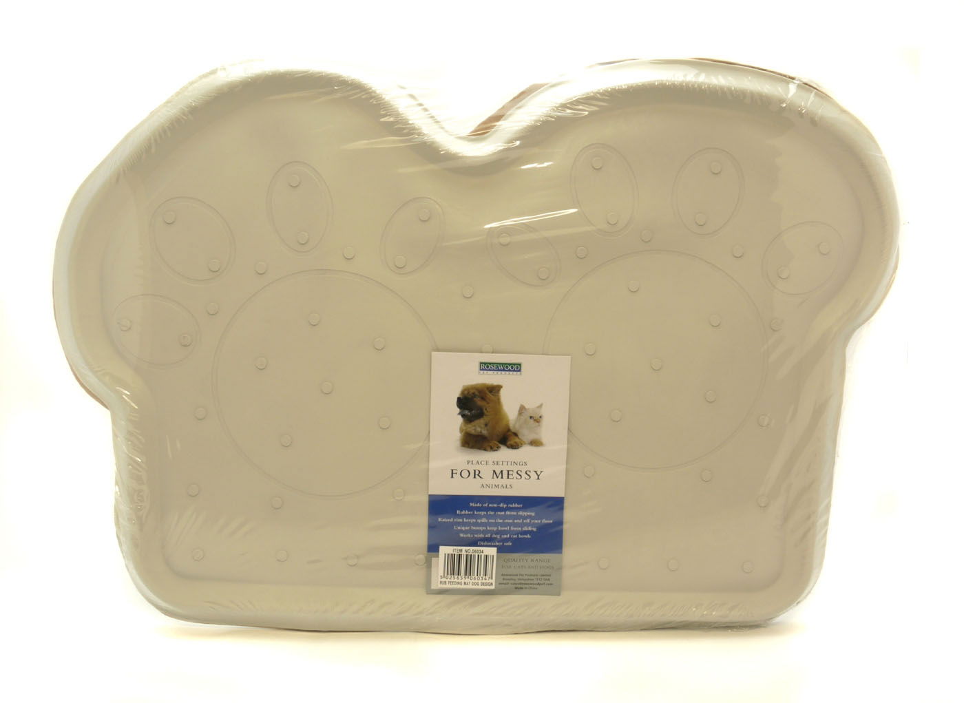 Rubber Placemat Dog Design Assorted