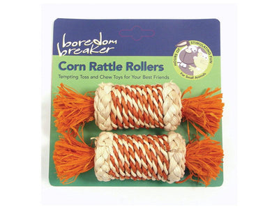 Boredom Breaker Corn Rattle Rollers 2pk